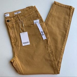 KENSIE: Tan Ankle Pants — Size 14